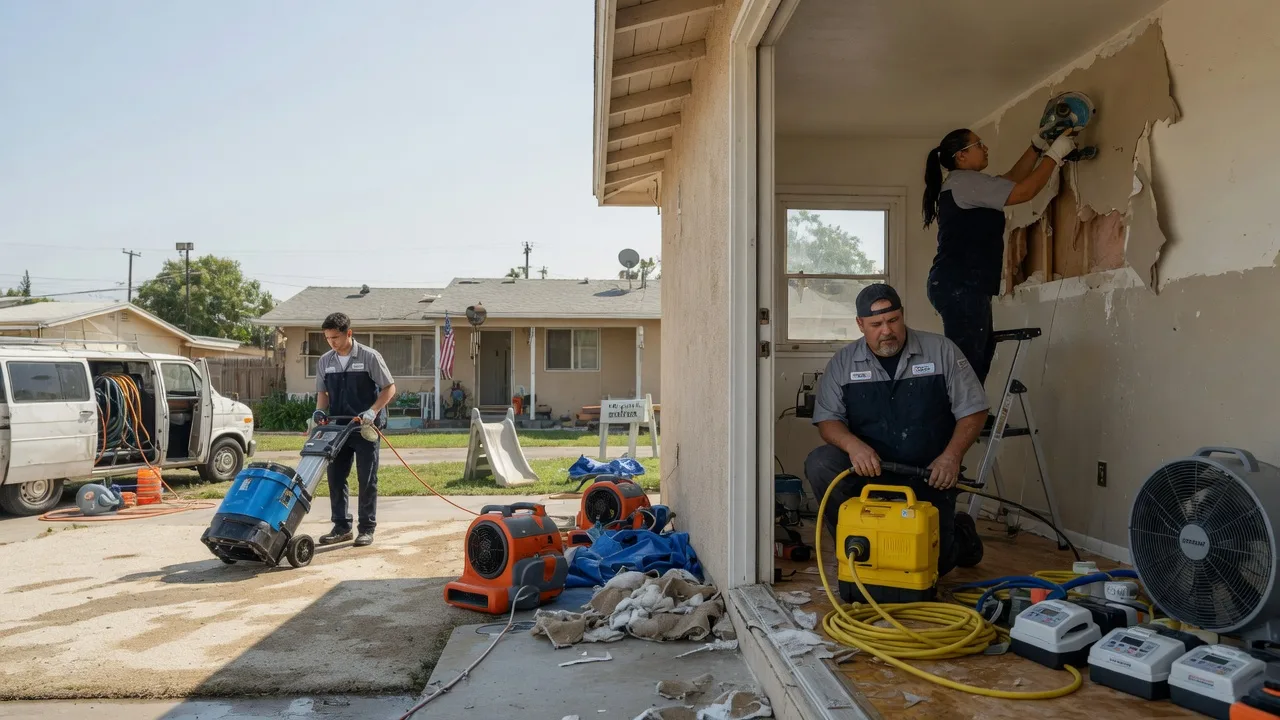 Water Damage Restoration in Mcloud, OK near me